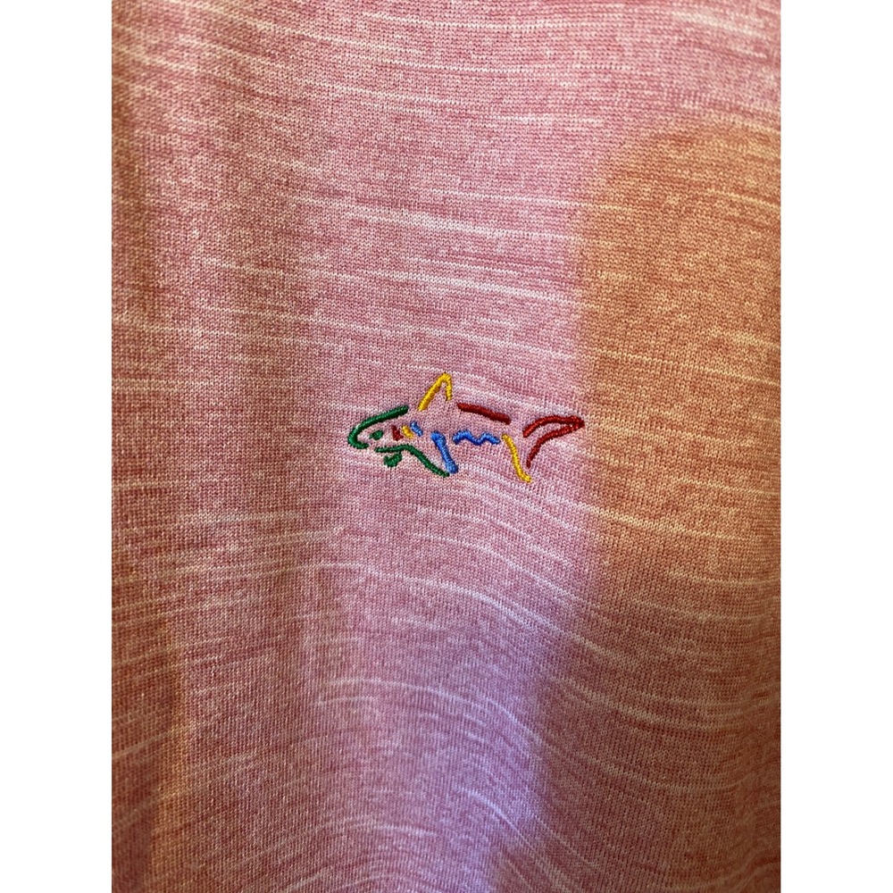 Greg Norman PlayDry Heathered Pink Polo Golf Resort Athleisure XL - Picture 4 of 11